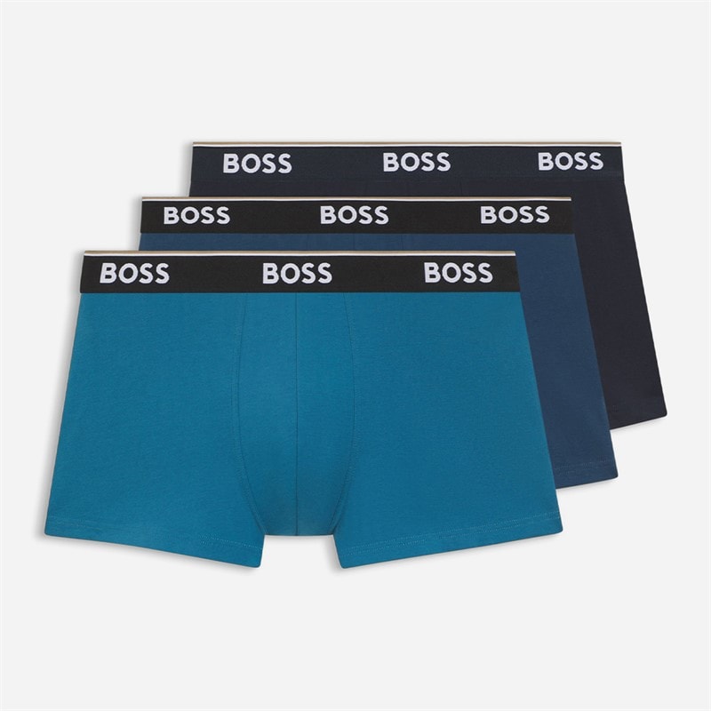 Hugo Boss BOSS Mens Power Three Pack Boxers Multi - Image 1