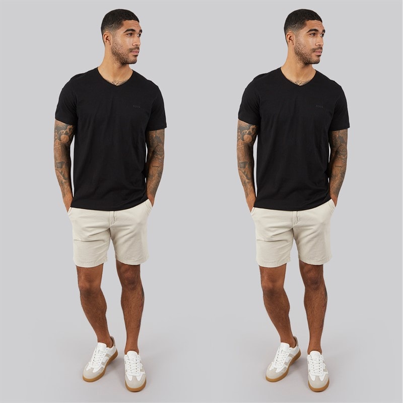 Hugo Boss Mens Comfort Two Pack T-Shirts Black - Image 4