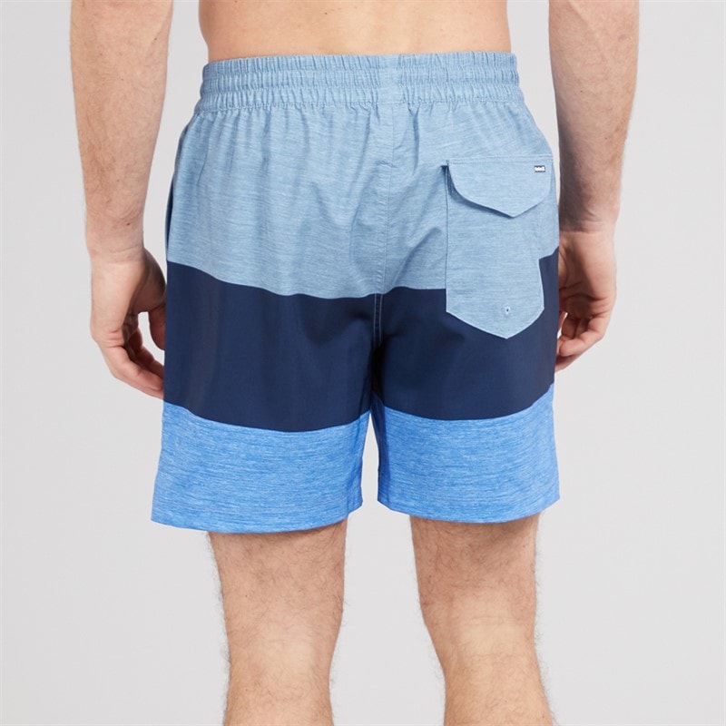 Hurley Mens Colour Block Volley Swim Shorts Baby Blue - Image 2
