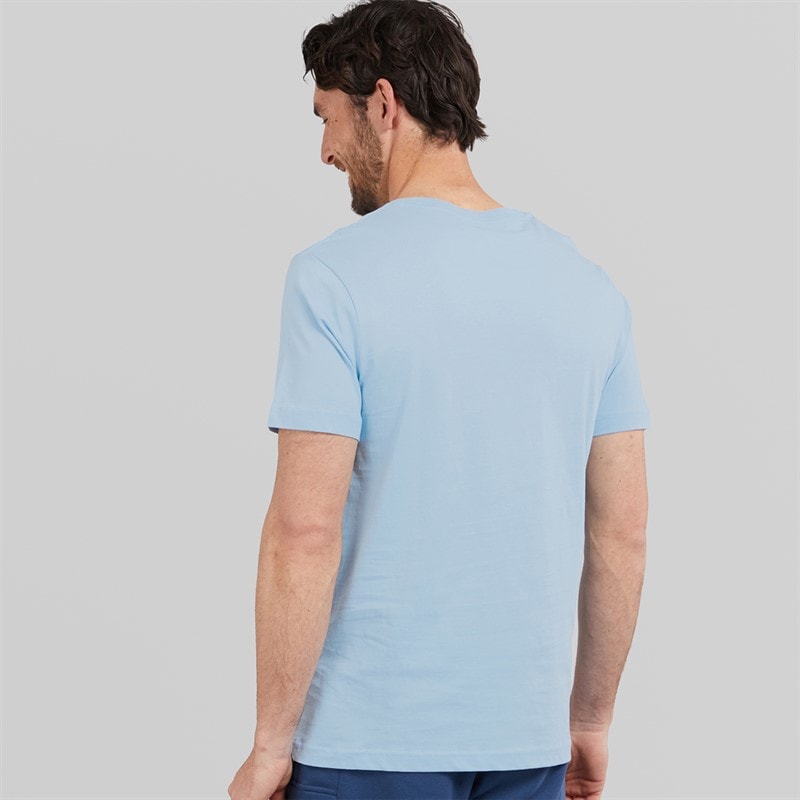 Hurley Mens Wave Graphic T-Shirt Baby Blue - Image 2