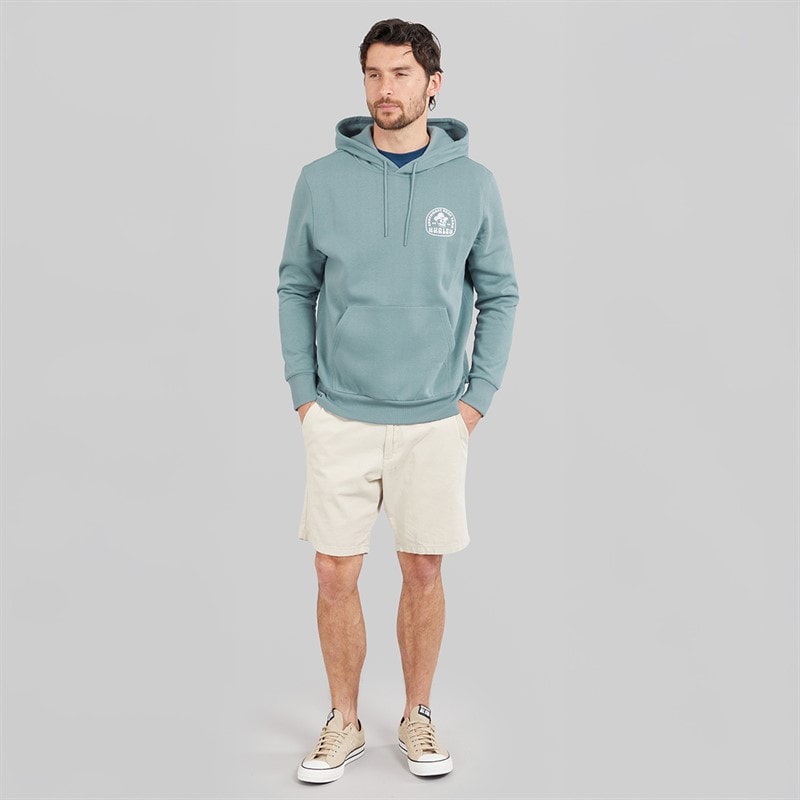 Hurley Mens South West Surf Hoodie Grey/Blue - Image 4