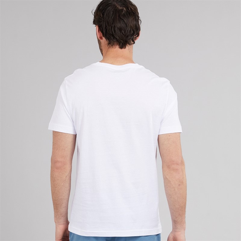 Hurley Mens Traditional Graphic T-Shirt White - Image 2