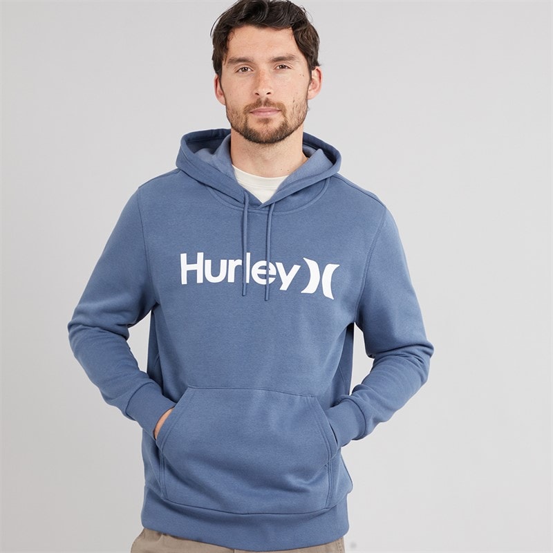 Hurley Mens O&O Pullover Hoodie Dark Blue