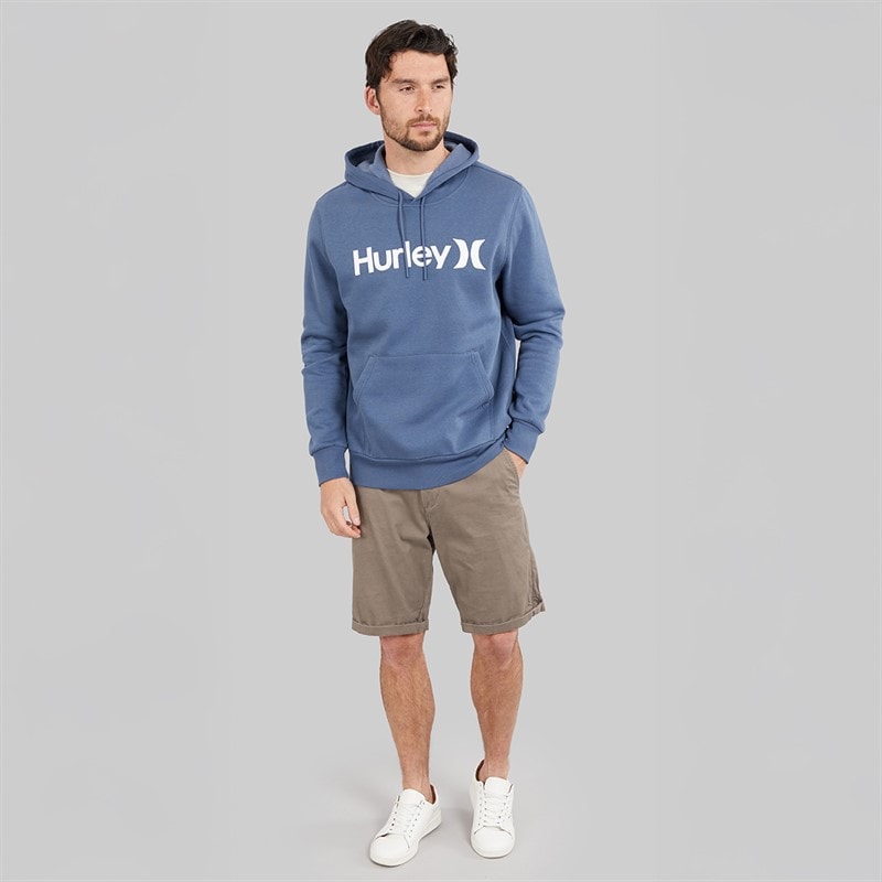 Hurley Mens O&O Pullover Hoodie Dark Blue - Image 3