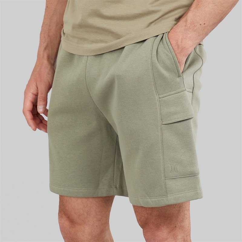 Hurley Mens Pacific Cargo Shorts Olive/Khaki - Image 3
