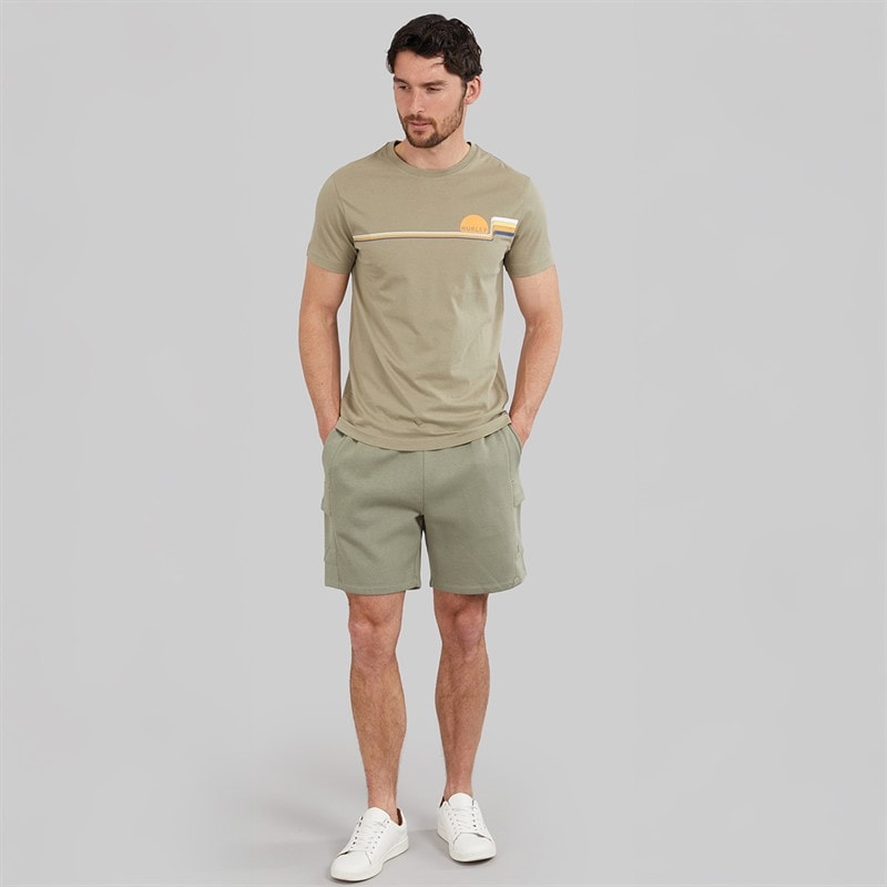 Hurley Mens Pacific Cargo Shorts Olive/Khaki - Image 4
