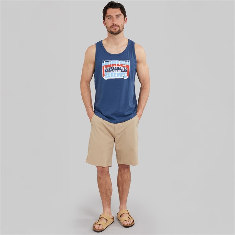 Hurley Mens Cru Graphic Vest Industrial Blue - Image 3