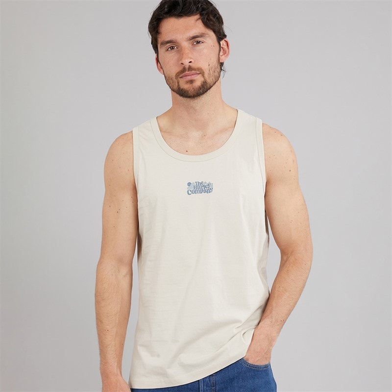 Hurley Mens 90's Graphic Vest Ivory - Image 2