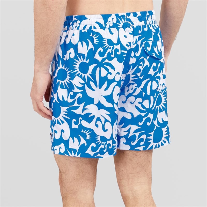 Hurley Mens Sunny Seaside Volley Swim Shorts Blue - Image 2
