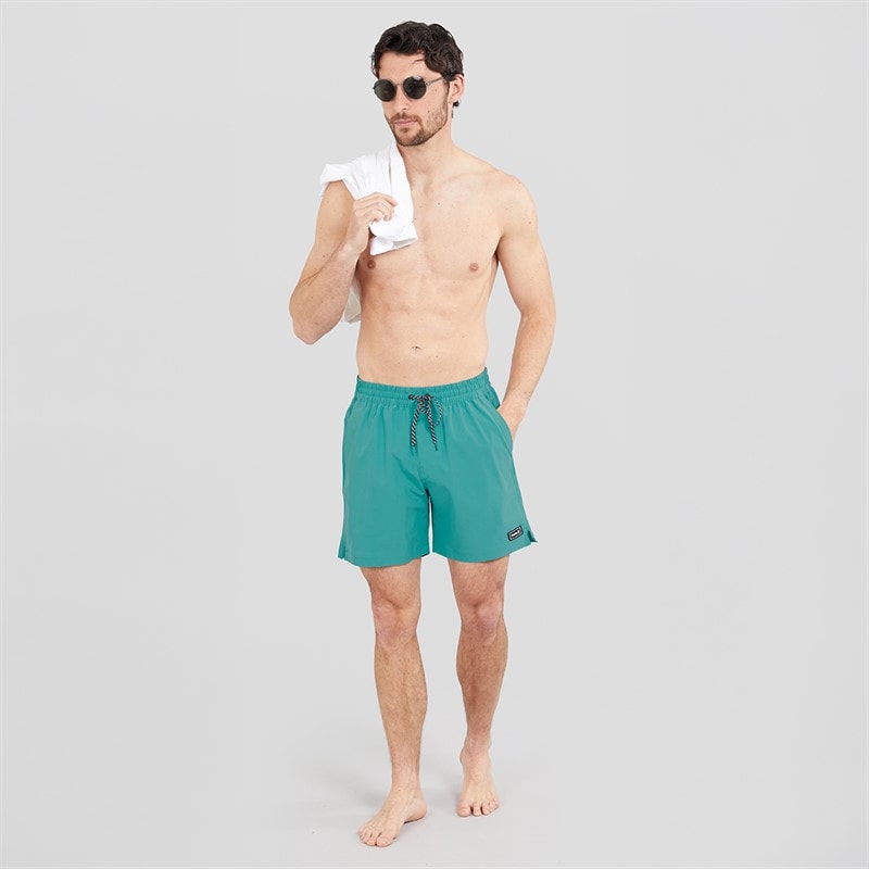 Hurley Mens Solid Volley Swim Shorts Vapor Green - Image 4