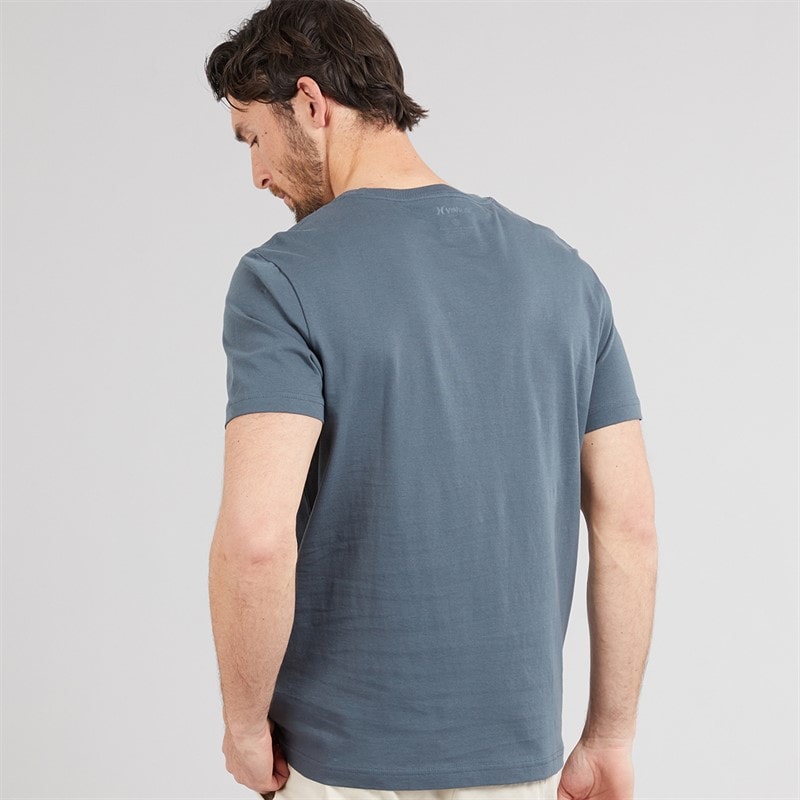 Hurley Mens Trance Graphic T-Shirt Dark Obsidian - Image 2