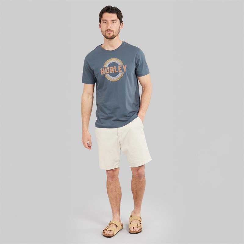 Hurley Mens Trance Graphic T-Shirt Dark Obsidian - Image 3
