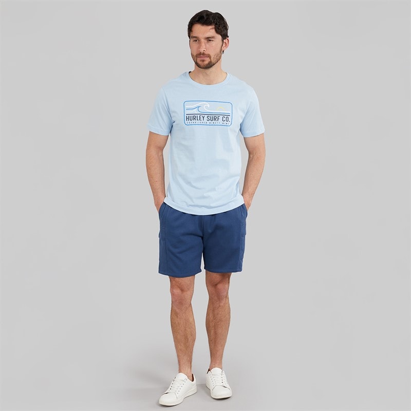 Hurley Mens Pacific Cargo Shorts Industrial Blue - Image 4