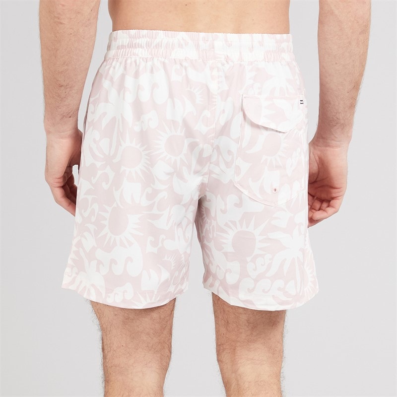 Hurley Mens Sunny Seaside Volley Swim Shorts Dark Beige - Image 2