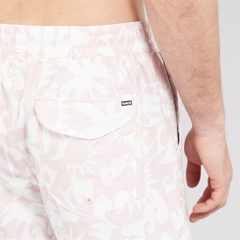 Hurley Mens Sunny Seaside Volley Swim Shorts Dark Beige - Image 3