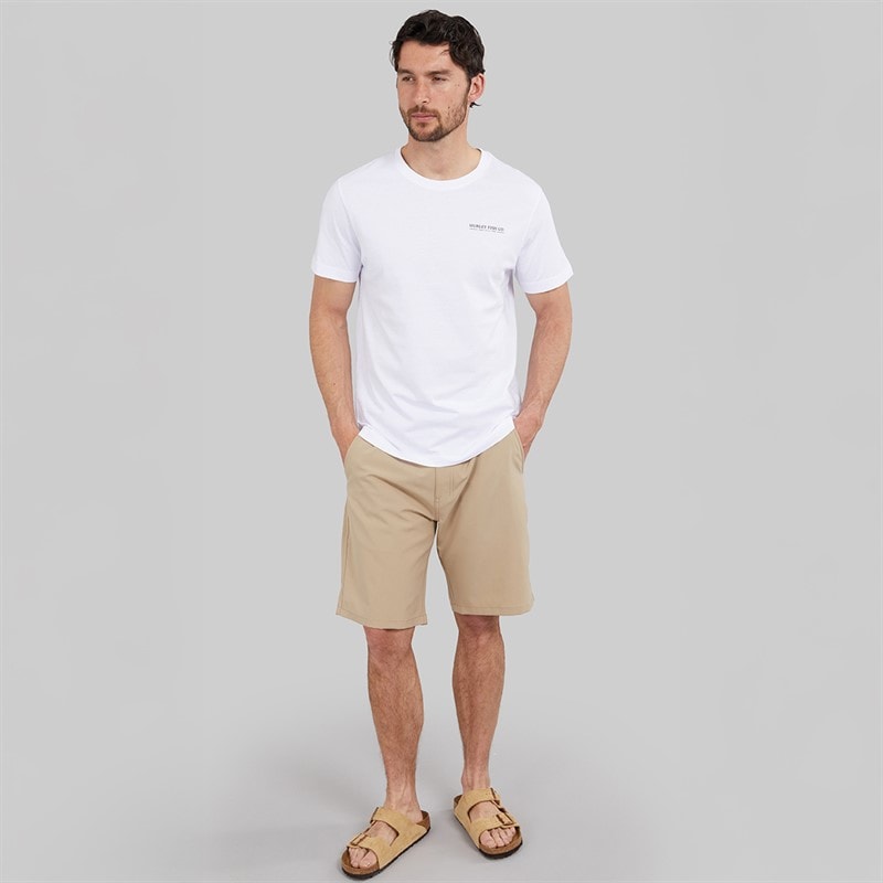 Hurley Mens Mahi Graphic T-Shirt White Traditional - Image 4