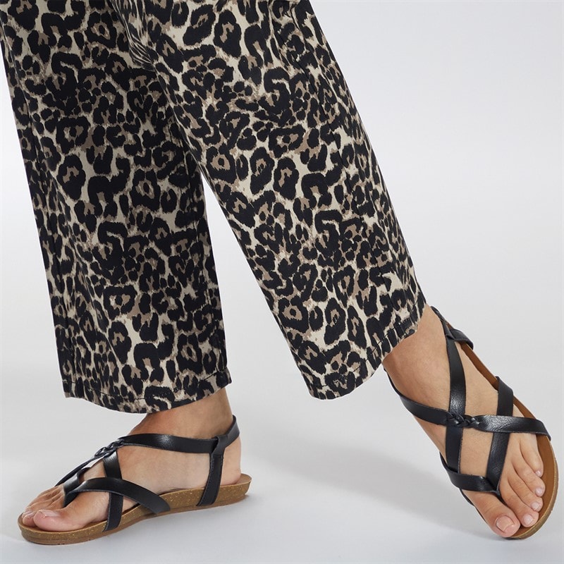 Blowfish Womens Granola-B Sandals Black Dyecut