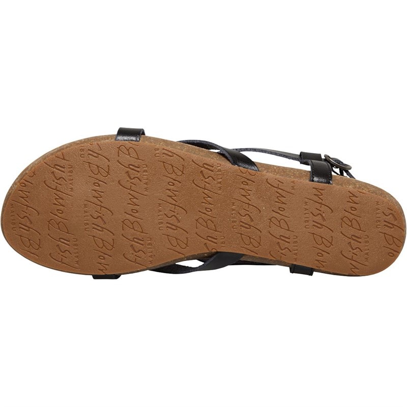 Blowfish Womens Granola-B Sandals Black Dyecut - Image 4