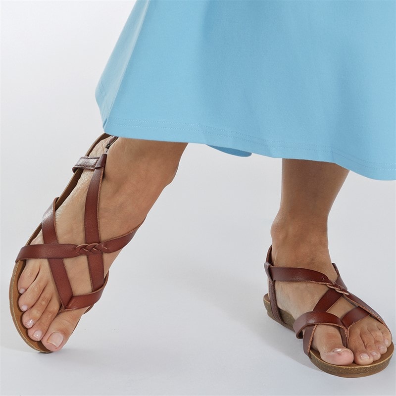 Blowfish Womens Granola-B Sandals Scotch Dyecut - Image 5