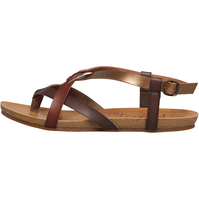 Blowfish Womens Granola-B Sandals Tobacco Multi - Image 3