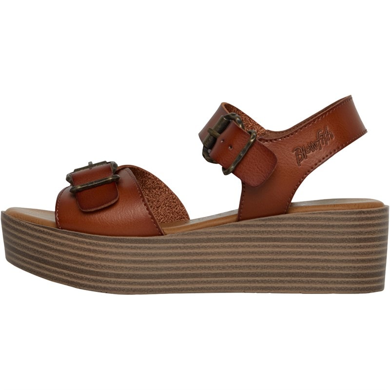 Blowfish Womens Leeds Platform Sandals Scotch Dyecut - Image 2