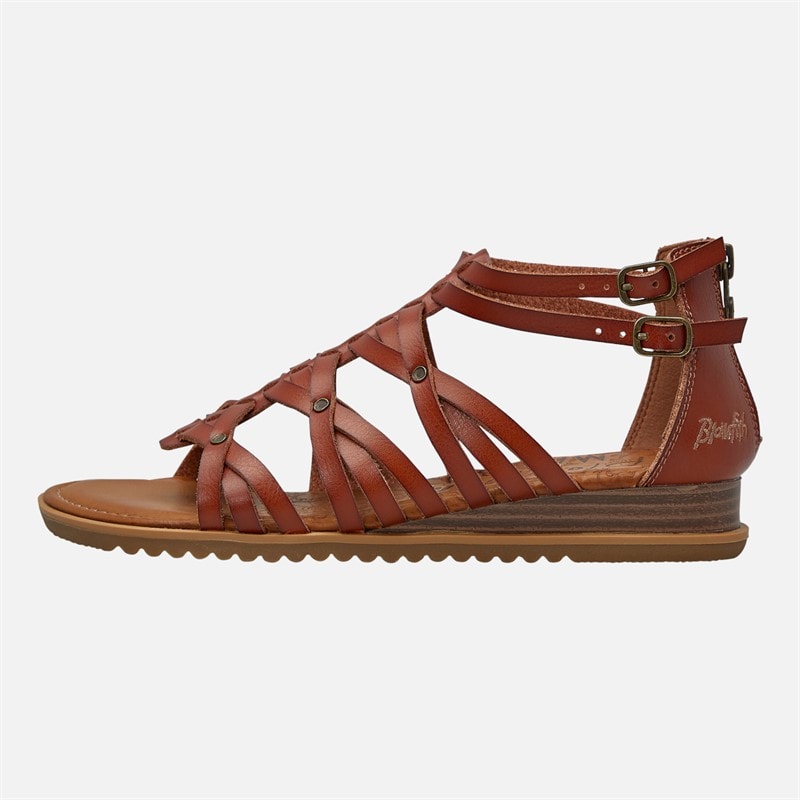 Blowfish Womens Bloomy Ankle Strap Sandals Scotch Dyecut