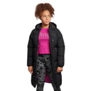 Juicy Couture Girls Longline Puffer Coat Black