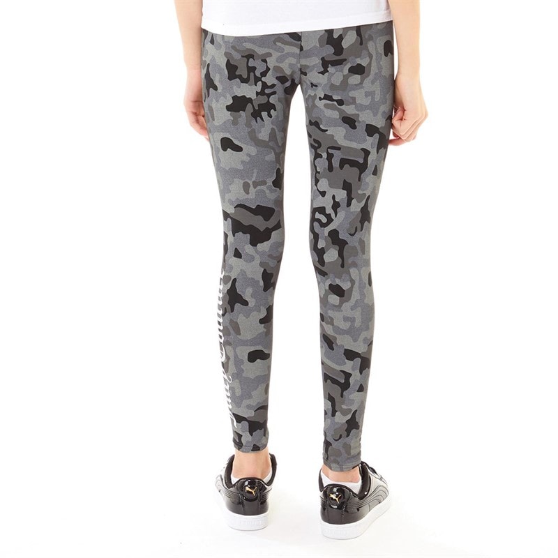 Juicy Couture Girls Abstract Legging Black - Image 2