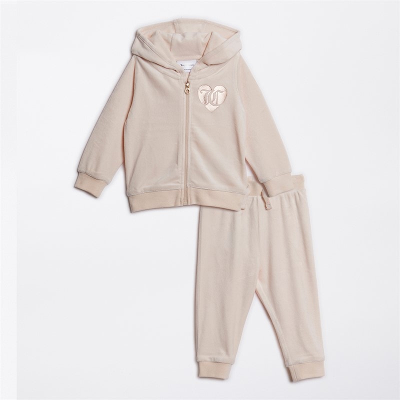 Juicy Couture Baby Girls Velour Tracksuit Shell - Image 1