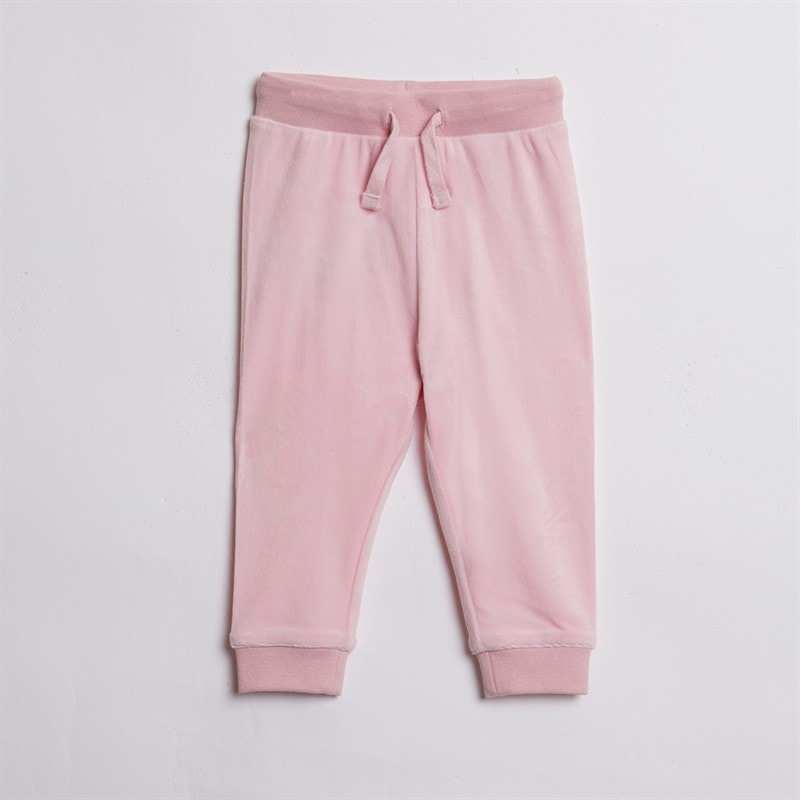 Juicy Couture Baby Girls Velour Heart Logo Tracksuit Almond Blossom - Image 2