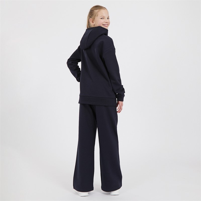 Juicy Couture Girls Overhead Hoodie And Wide Leg Joggers Tracksuit Set Night Sky - Image 2