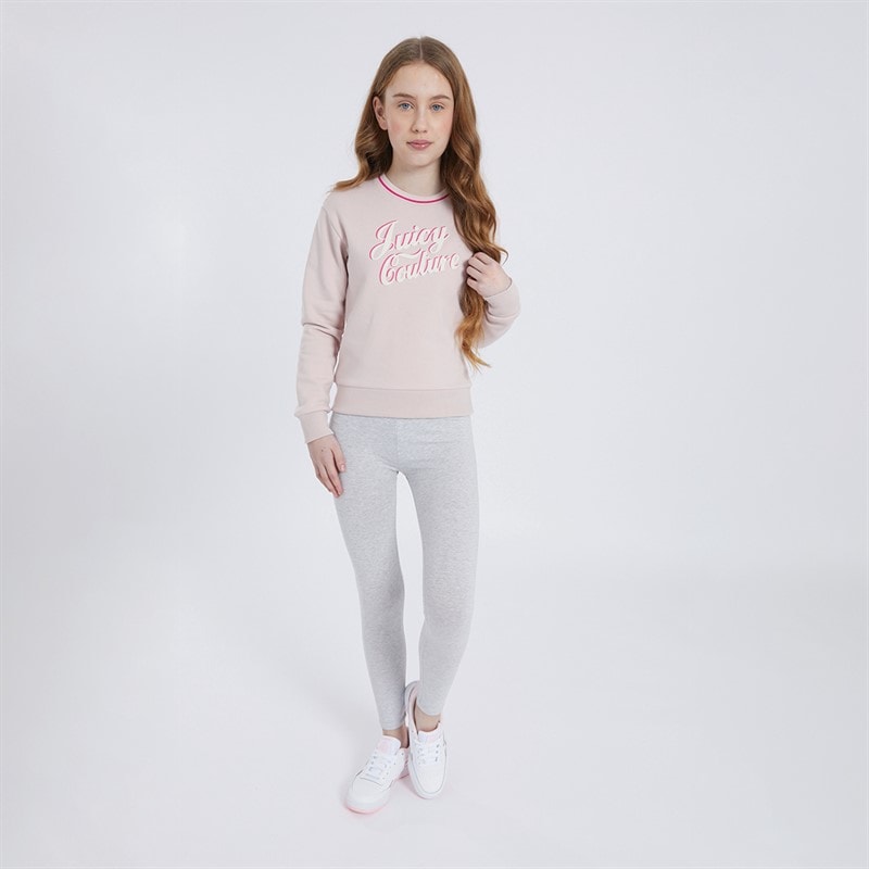 Juicy Couture Girls Sweatshirt and Leggings Set Strawberry Cream - Image 3