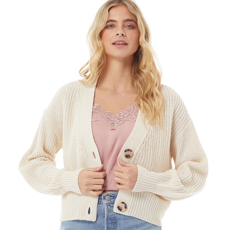 Jacqueline De Yong Womens JDY Justy Cardigan Eggnog - Image 1