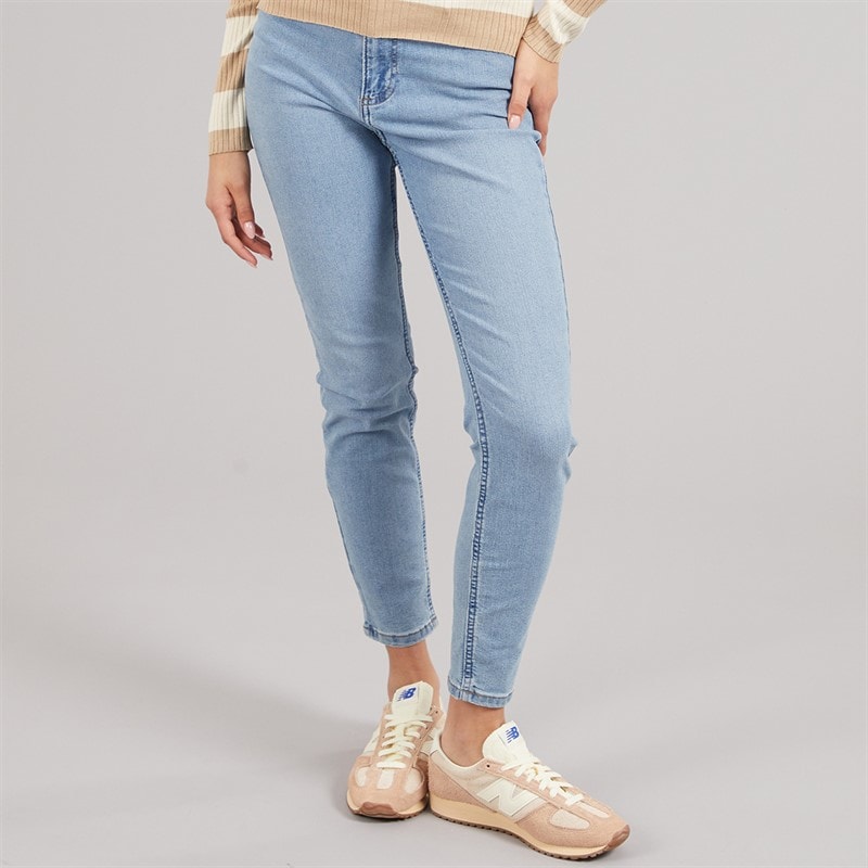 Jacqueline De Yong Womens Moon Skinny Jeans Medium Blue Denim - Image 3