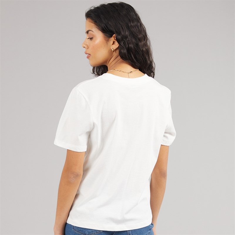 Jacqueline De Yong Womens Selma T-Shirt Cloud Dancer - Image 2