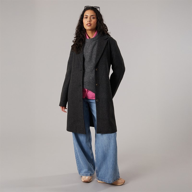 Jacqueline De Yong Womens Echo Life Coat Black - Image 4