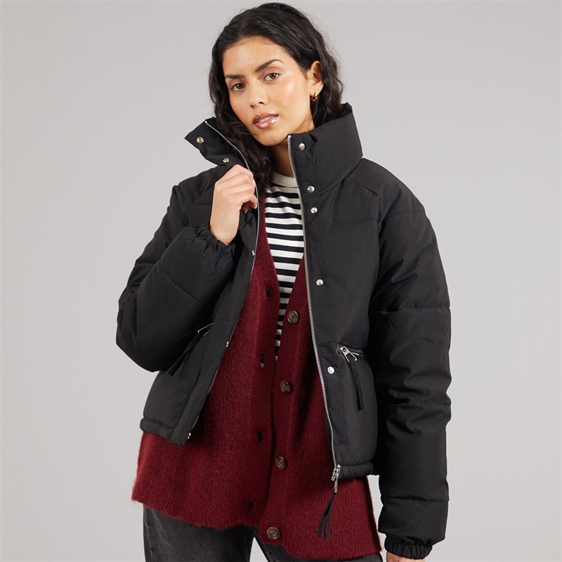 Jacqueline De Yong Womens Frey Flotte Short Jacket Black