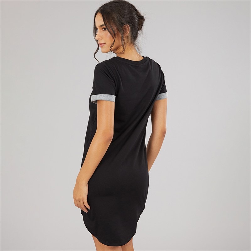 Jacqueline De Yong Womens Ivy Short Sleeve Dress Black - Image 2