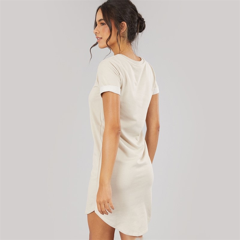 Jacqueline De Yong Womens Ivy Short Sleeve Dress Chateau Gray - Image 2