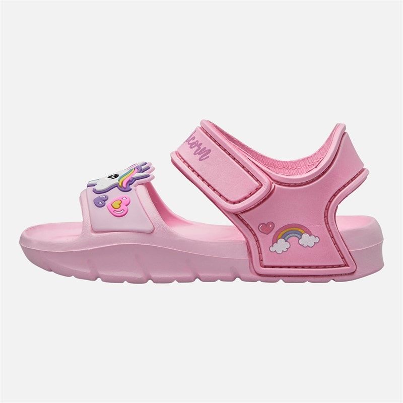 Character Girls Unicorn Ankle Strap Sandals Pink - Image 2
