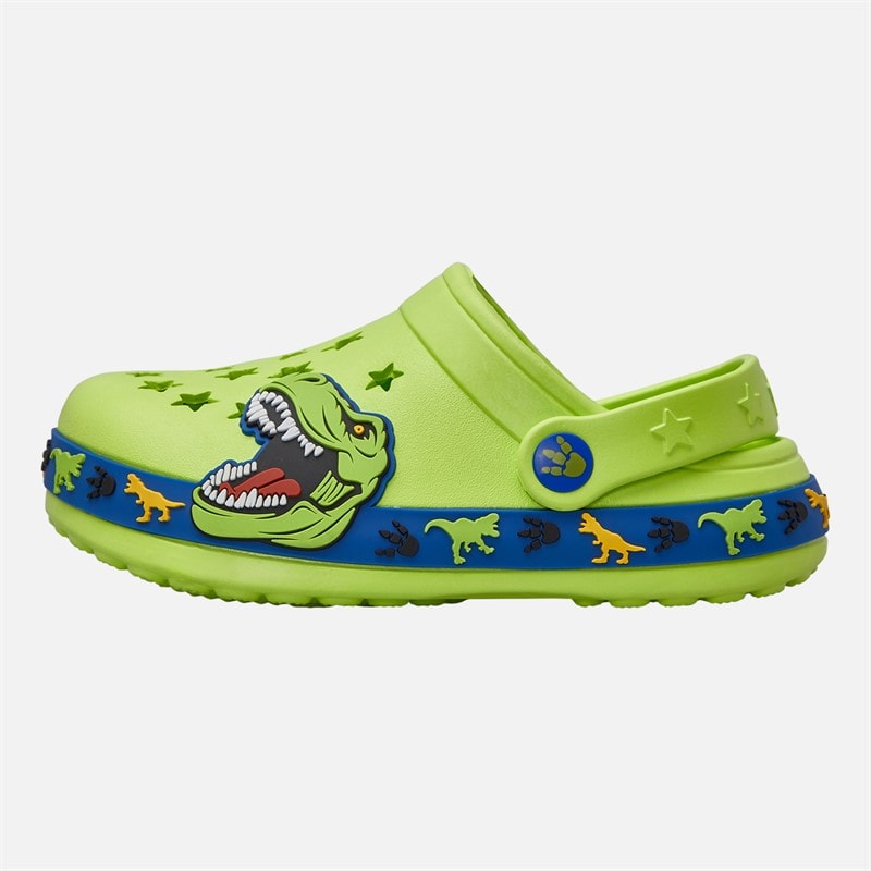 Character Boys Dinosaur Pattern Clogs Green - Image 2