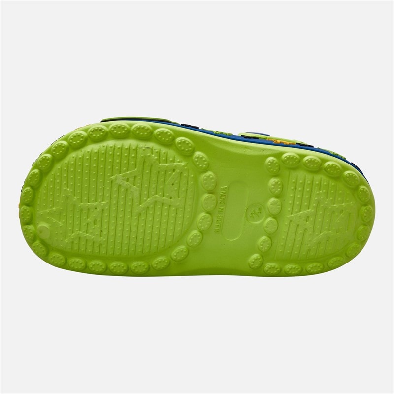 Character Boys Dinosaur Pattern Clogs Green - Image 3