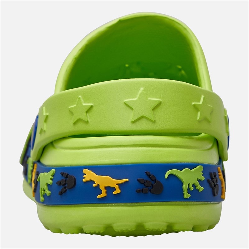 Character Boys Dinosaur Pattern Clogs Green - Image 4