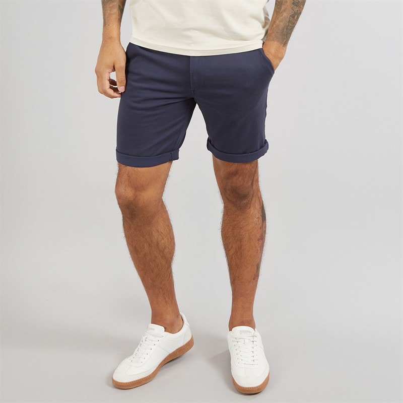 JACK & JONES Mens JJ Base Chino Shorts Navy Blazer - Image 1