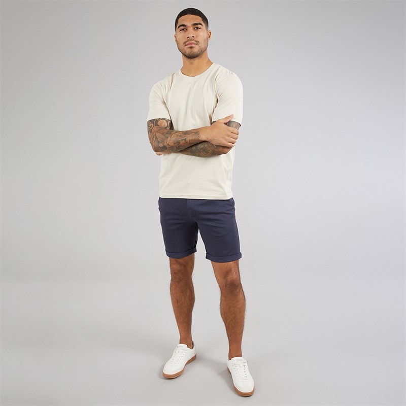 JACK & JONES Mens JJ Base Chino Shorts Navy Blazer - Image 4