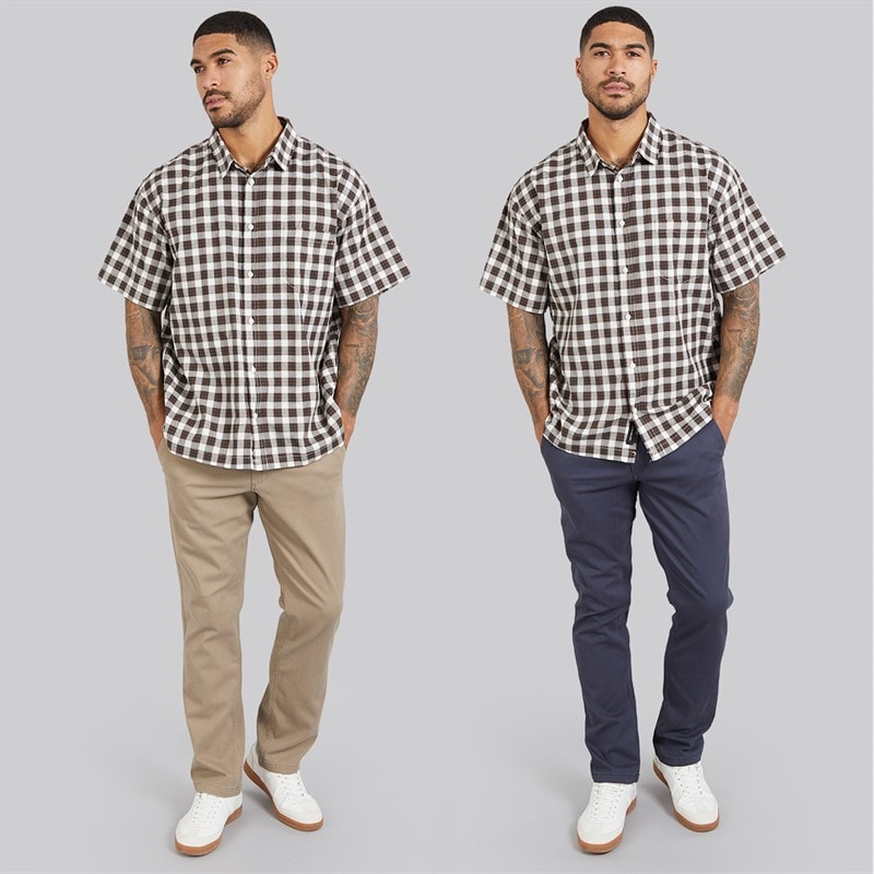 JACK & JONES Mens Bolton Dean AKM Two Pack Chinos Beige/Navy Blazer - Image 3
