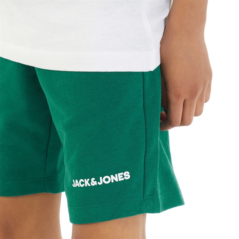 JACK & JONES Boys Jjpete Camo T-Shirt And Shorts Set Storm - Image 3