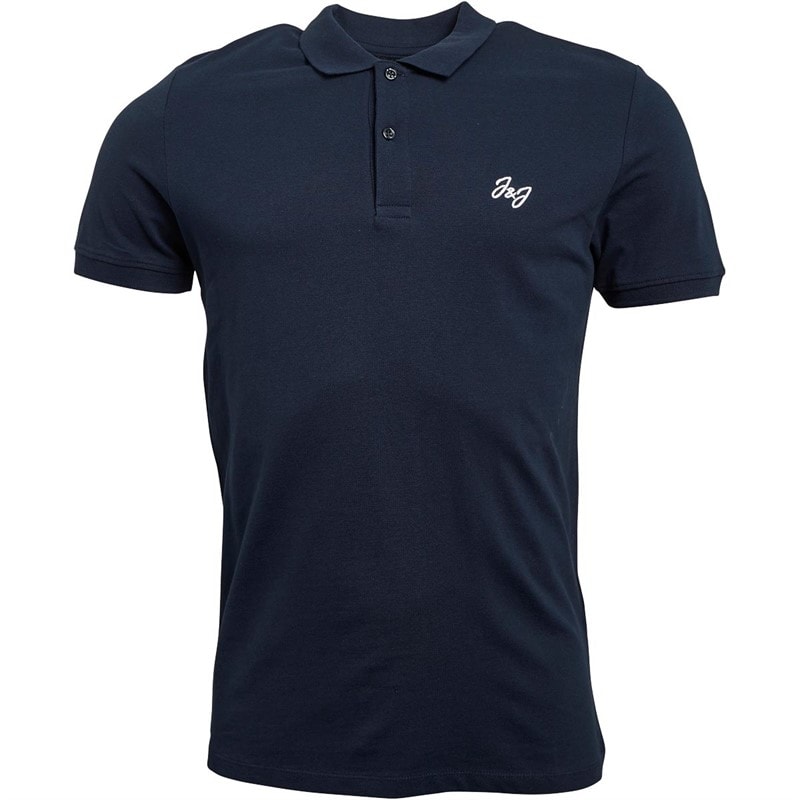 JACK & JONES Mens Joseph Three Pack Polo Shirts Navy/Khaki/Burgundy - Image 3