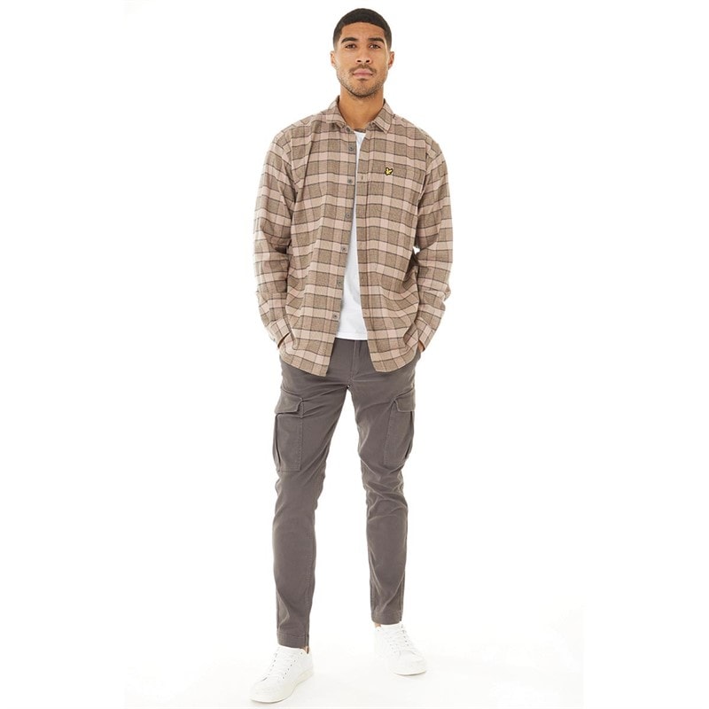 JACK & JONES Mens Marco Dean Cargo Pants Asphalt - Image 3