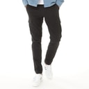 JACK & JONES Mens Marco Dean Cargo Pants Black